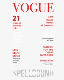 Detail Vogue Magazine Template Nomer 23