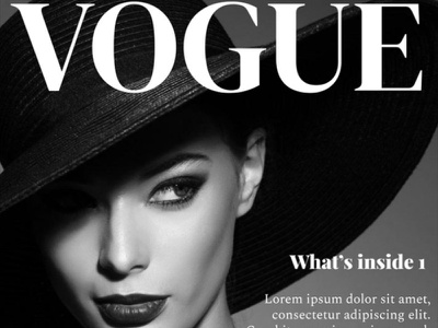 Detail Vogue Magazine Template Nomer 30