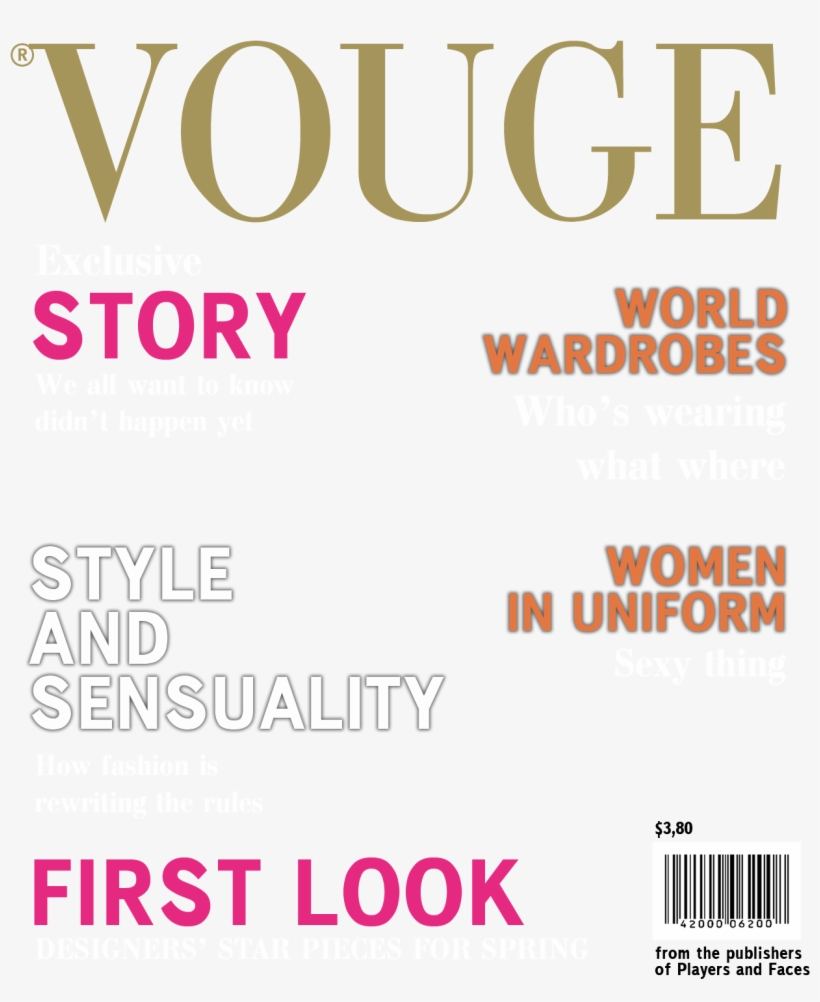 Detail Vogue Magazine Template Nomer 6