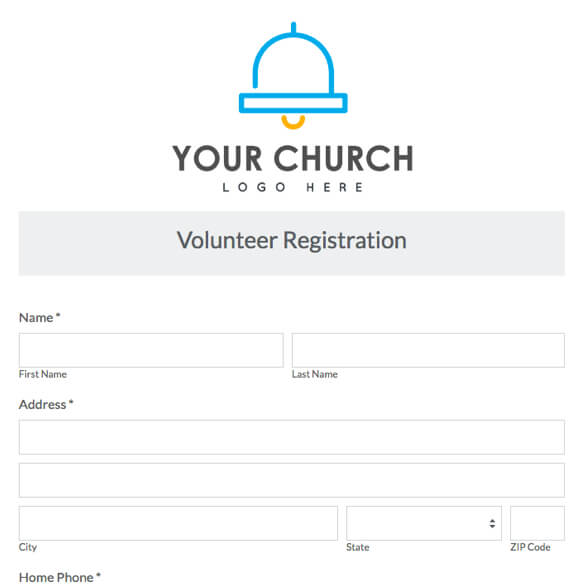 Detail Volunteer Application Template Nomer 32