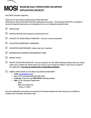 Detail Volunteer Application Template Nomer 38