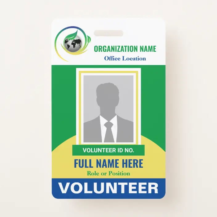 Detail Volunteer Badge Template Nomer 4