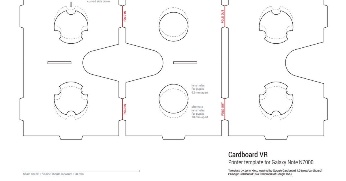 Detail Vr Google Cardboard Template Nomer 5