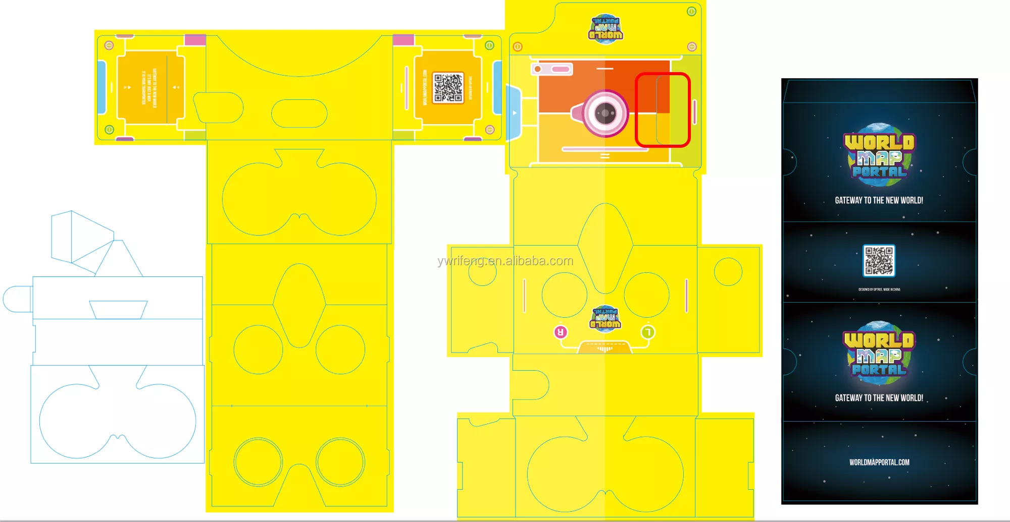 Detail Vr Google Cardboard Template Nomer 36