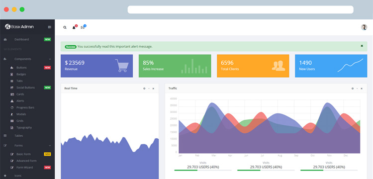 Detail Vue Admin Template Nomer 22