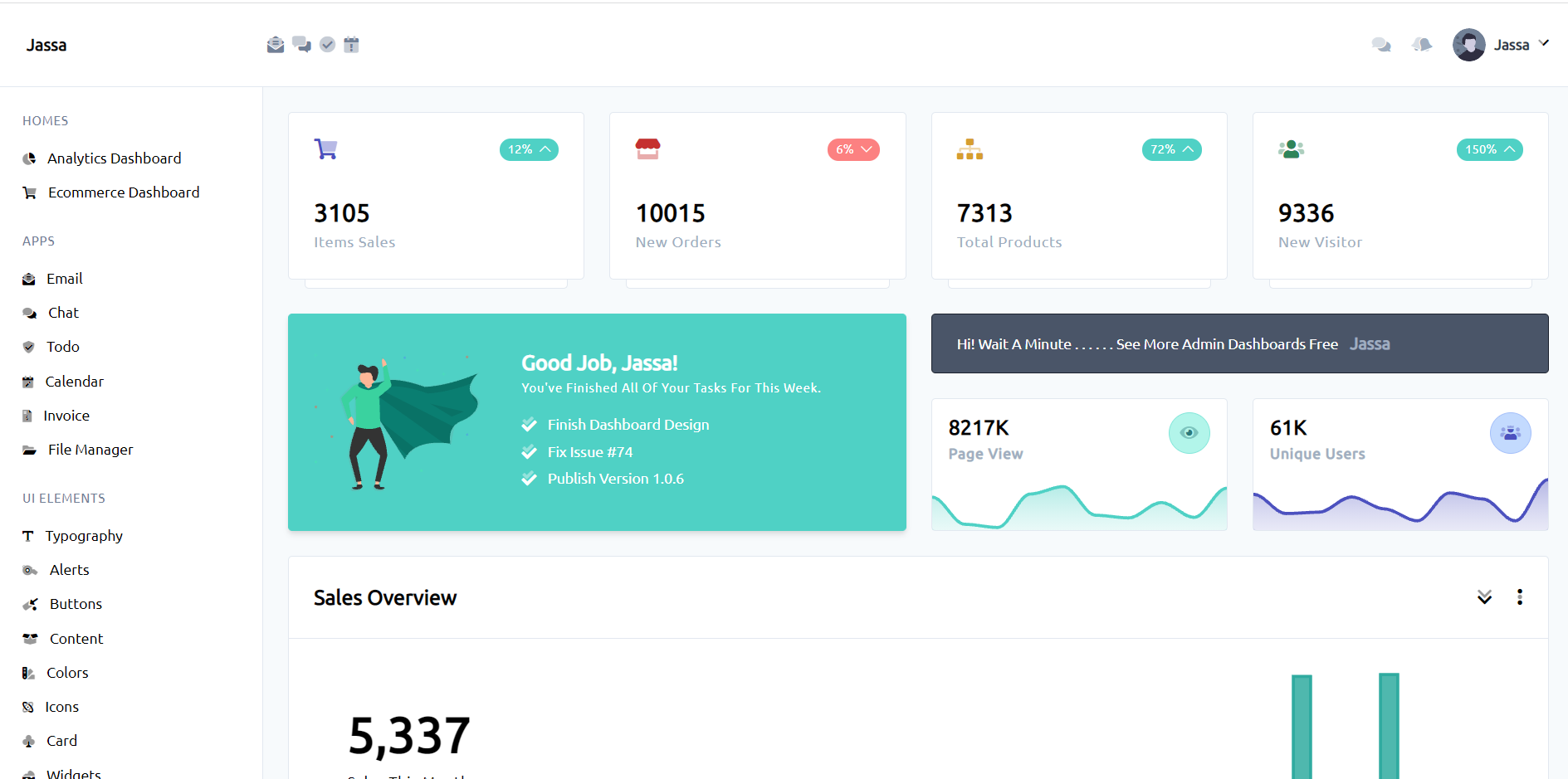 Detail Vue Admin Template Nomer 35