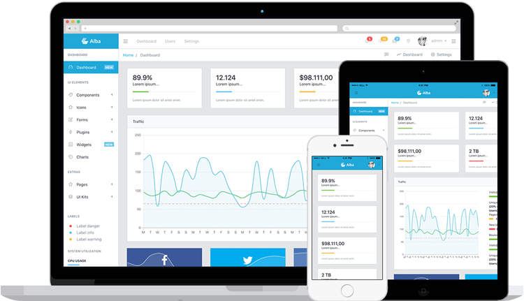 Detail Vue Admin Template Nomer 45