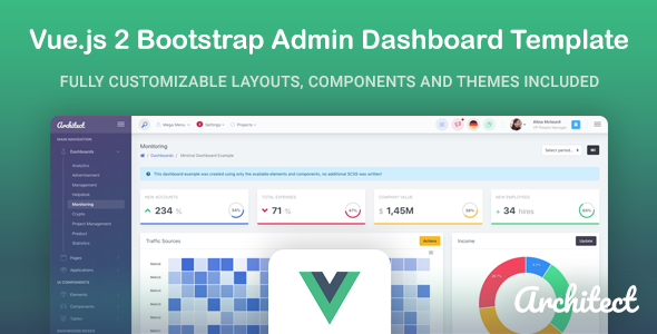 Detail Vue Admin Template Nomer 48