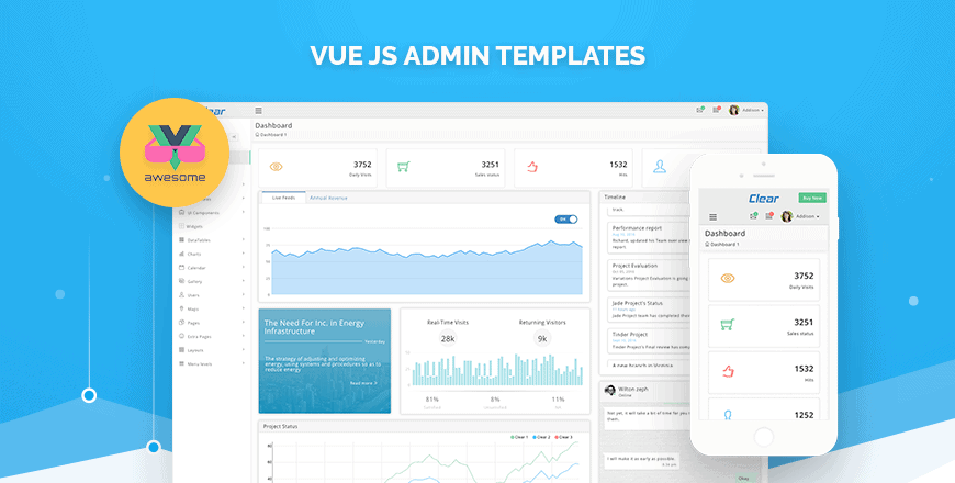 Detail Vue Bootstrap Template Nomer 14