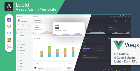 Detail Vue Bootstrap Template Nomer 18