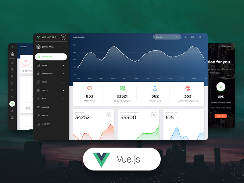 Detail Vue Bootstrap Template Nomer 28