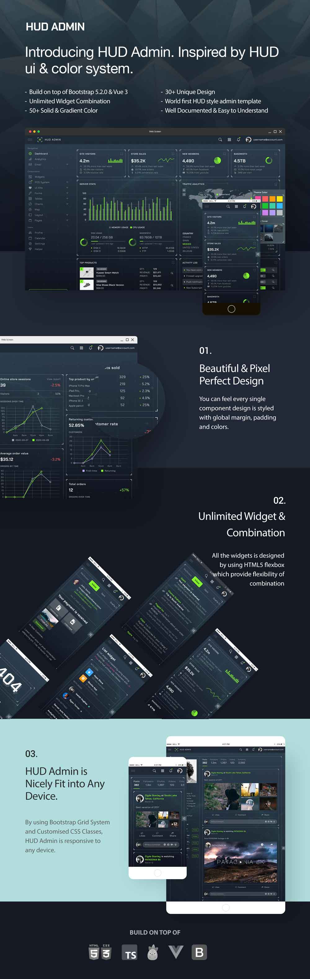 Detail Vue Bootstrap Template Nomer 45