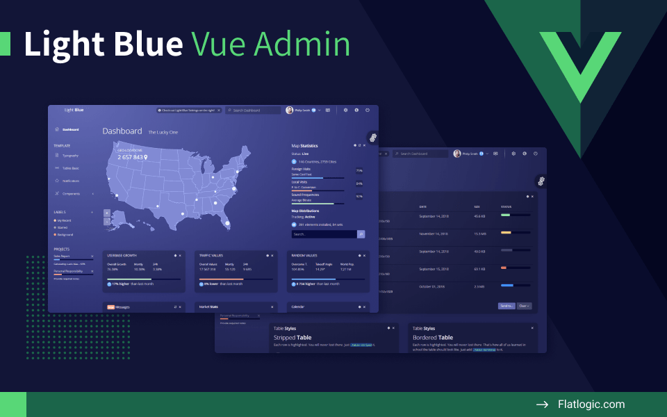 Detail Vue Js Admin Template Nomer 49