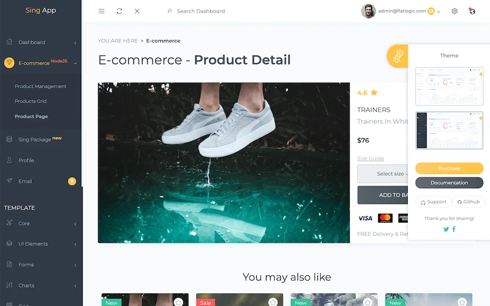 Detail Vue Js Ecommerce Template Free Nomer 15