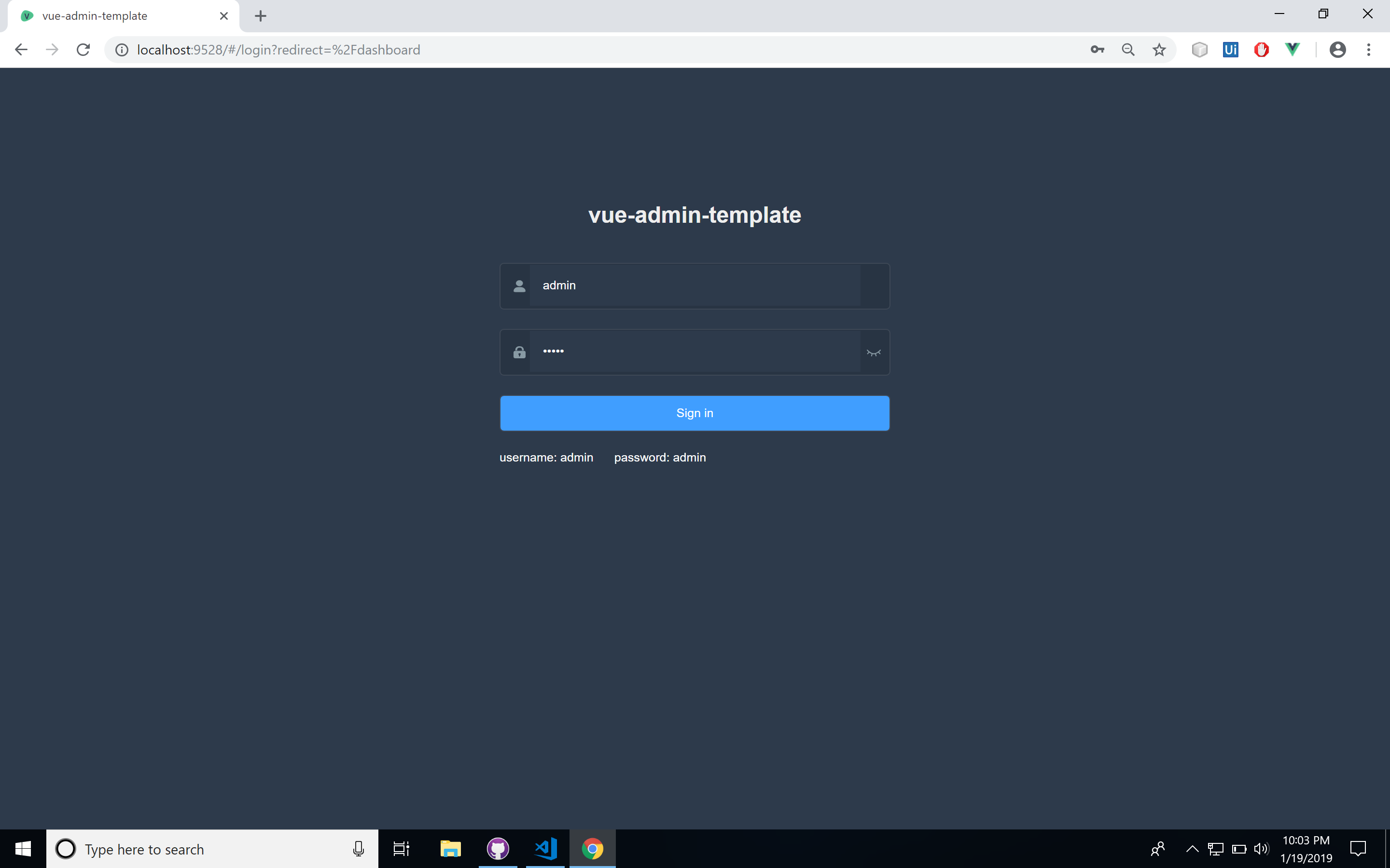 Detail Vue Login Template Nomer 18