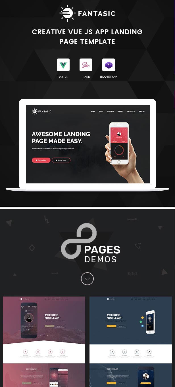 Detail Vue Mobile Template Nomer 12