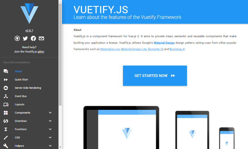 Detail Vue Mobile Template Nomer 3