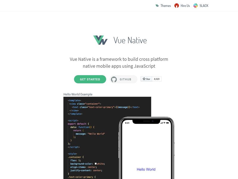 Detail Vue Mobile Template Nomer 24