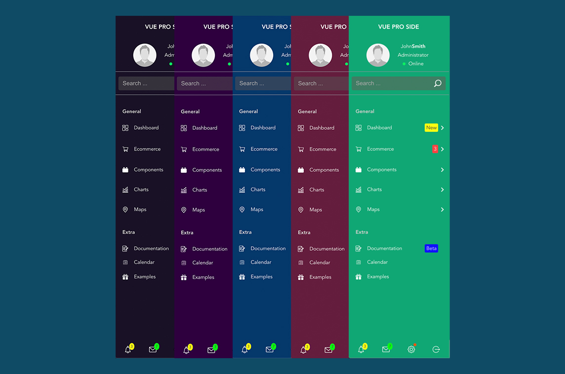 Detail Vue Mobile Template Nomer 26