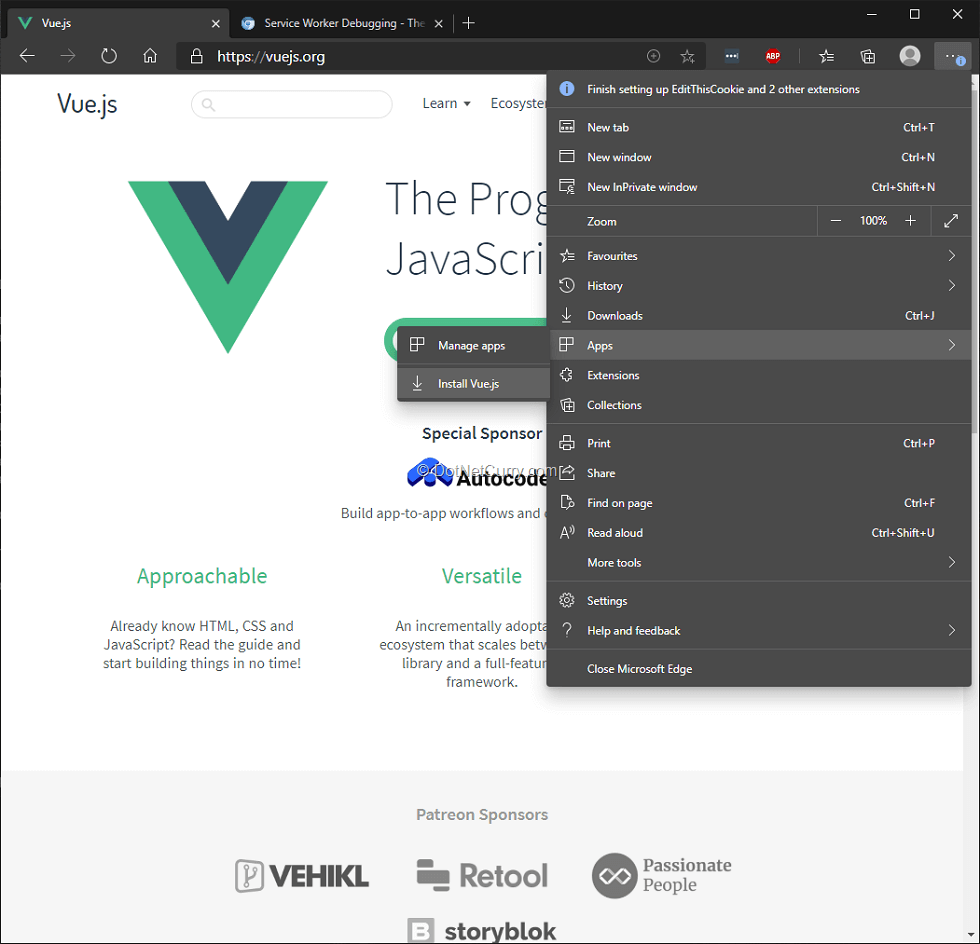 Detail Vue Pwa Template Nomer 37