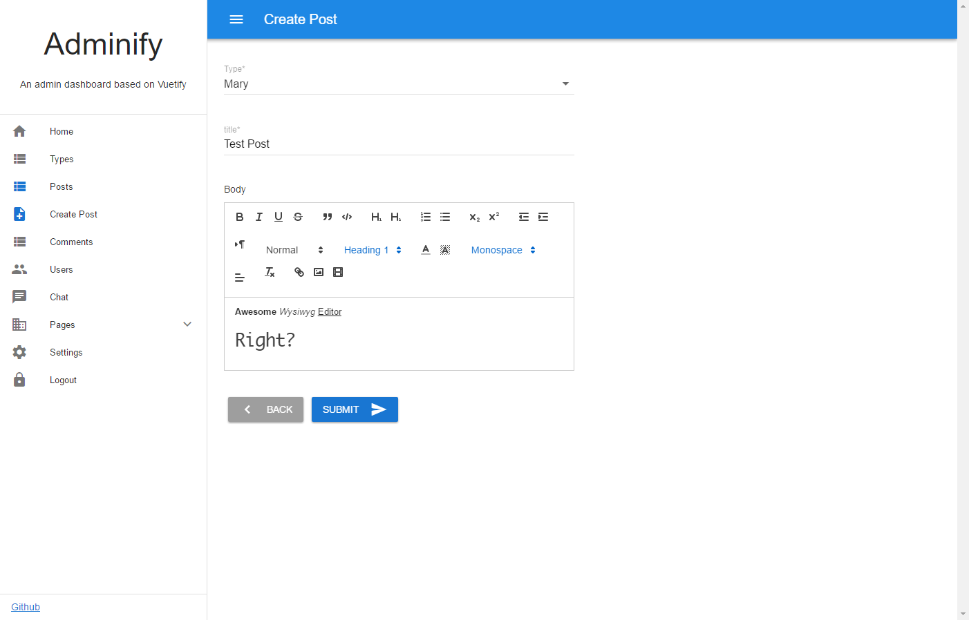 Detail Vuetify Chat Template Nomer 11