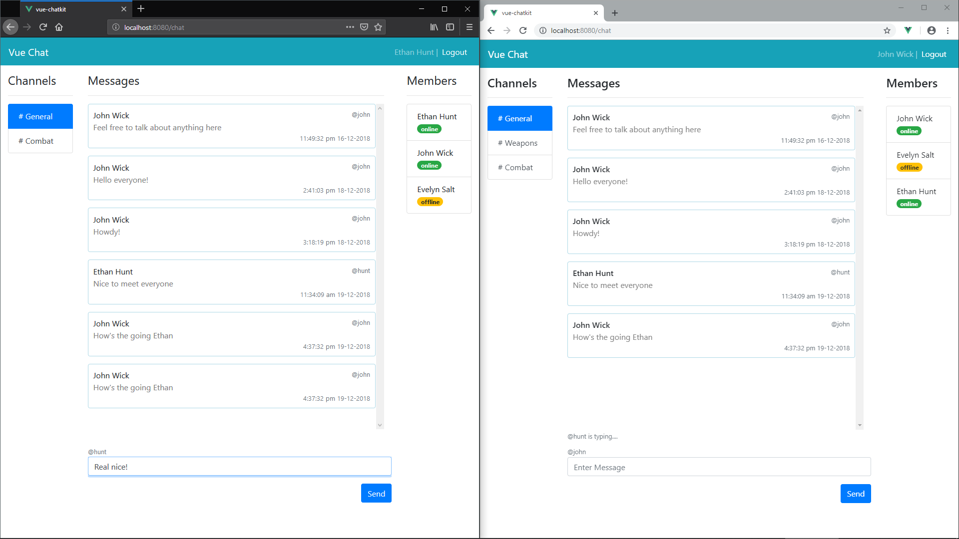 Detail Vuetify Chat Template Nomer 21