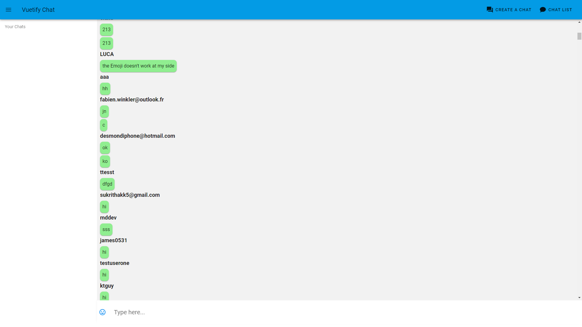Detail Vuetify Chat Template Nomer 48