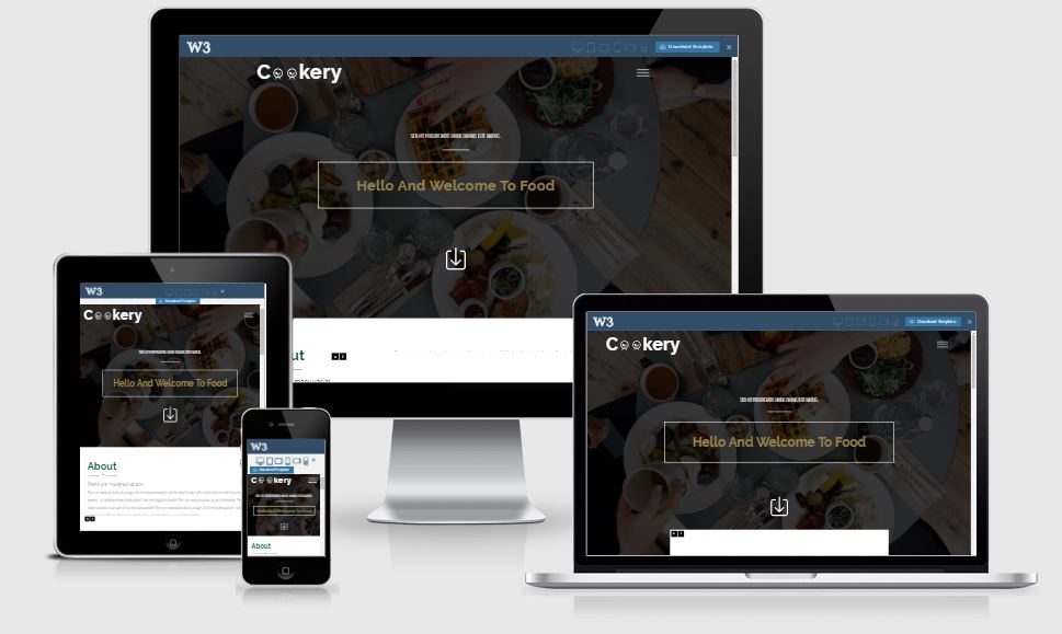 Detail W3 Layout Template Free Download Nomer 12
