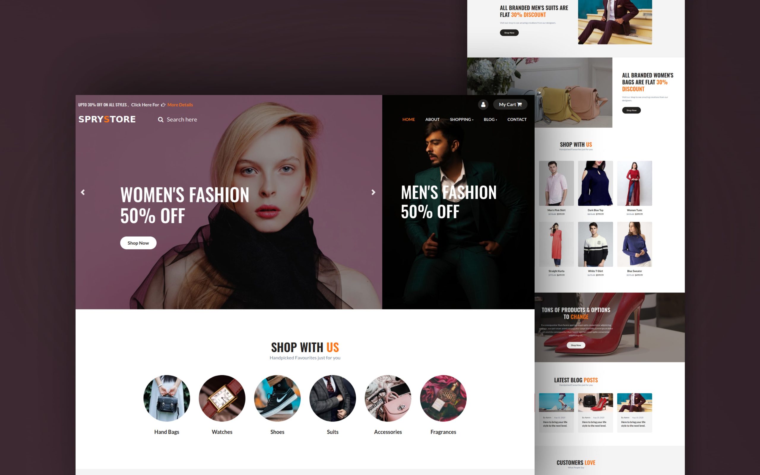 Detail W3 Layout Template Free Download Nomer 3