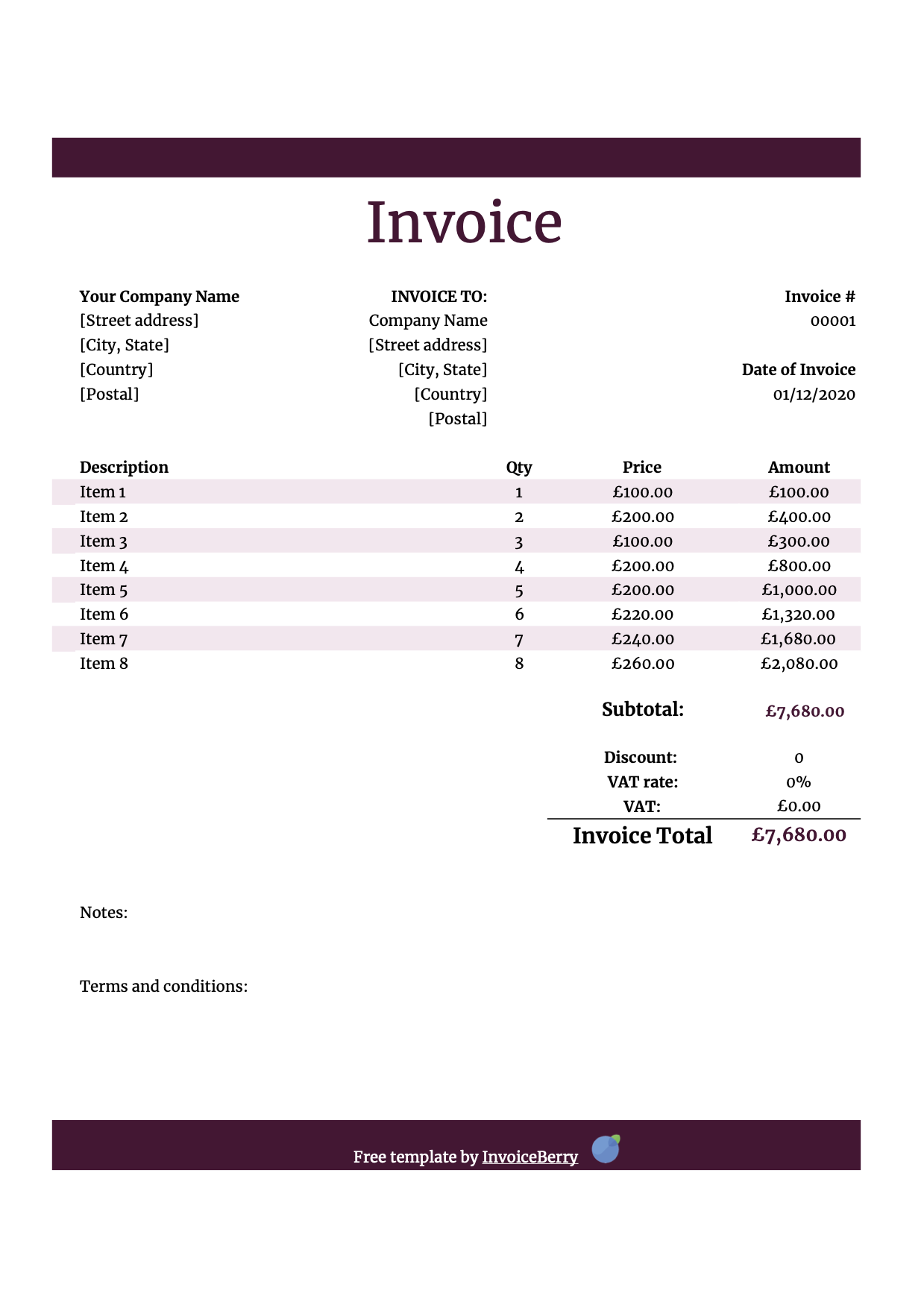 Detail W9 Invoice Template Nomer 14