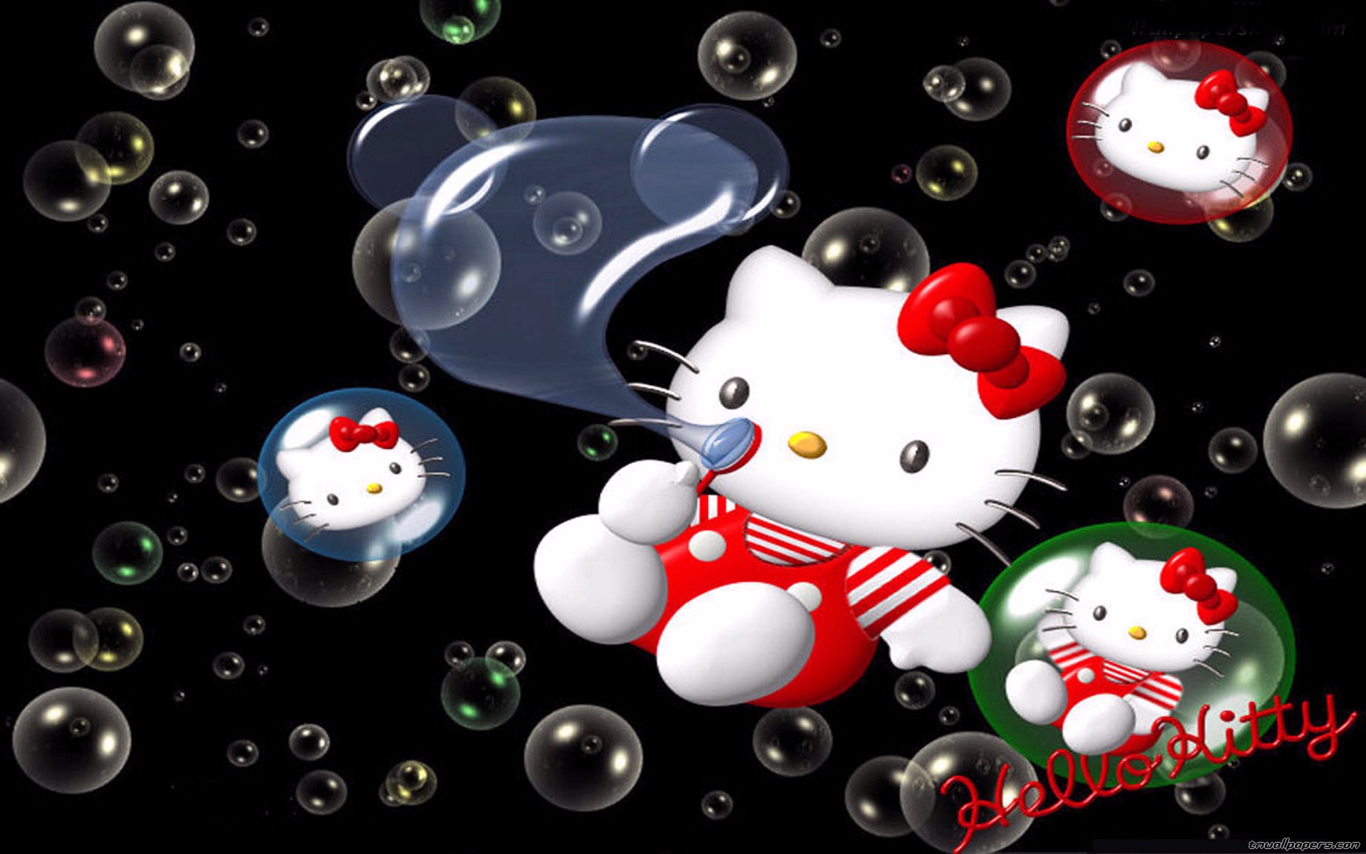 Detail Wallpaper 3d Hello Kitty Nomer 34