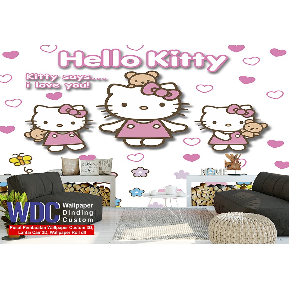 Detail Wallpaper 3d Hello Kitty Nomer 38