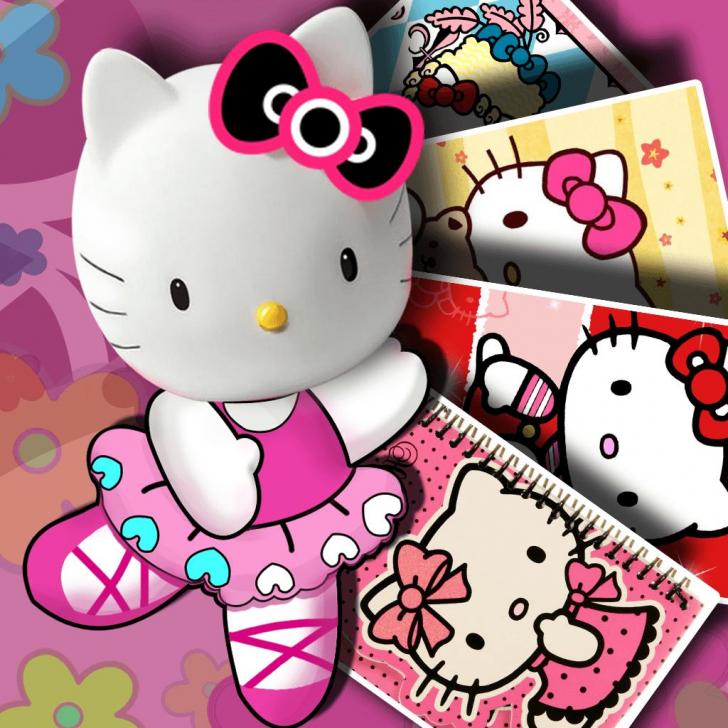 Detail Wallpaper 3d Hello Kitty Nomer 6