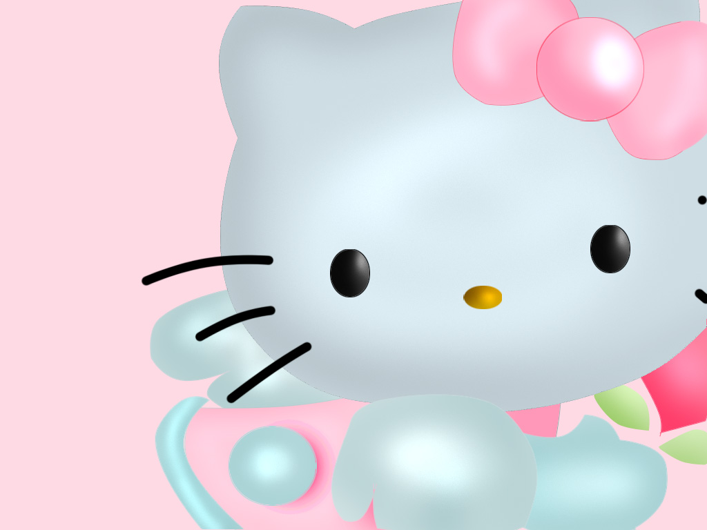 Detail Wallpaper 3d Hello Kitty Nomer 48