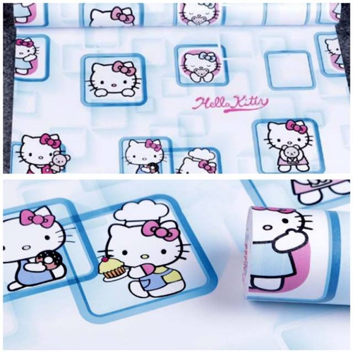 Detail Wallpaper Dinding Kamar Tidur Hello Kitty Nomer 43