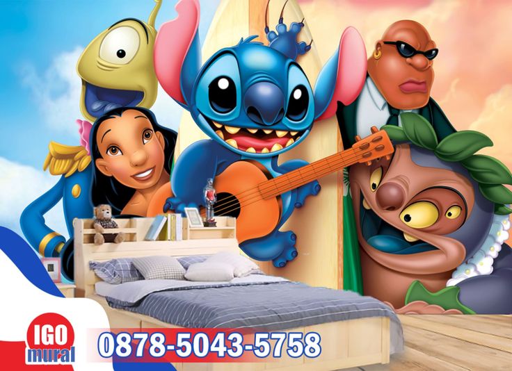 Detail Wallpaper Dinding Stitch Nomer 24