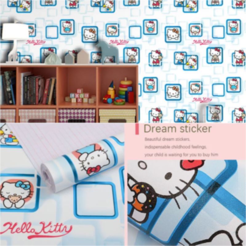 Detail Wallpaper Hello Kitty Biru Nomer 39