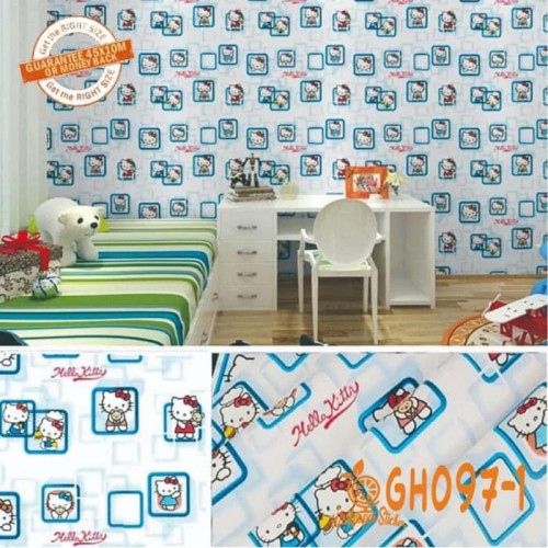 Detail Wallpaper Hello Kitty Biru Nomer 48