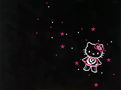 Detail Wallpaper Hello Kitty Hitam Nomer 23