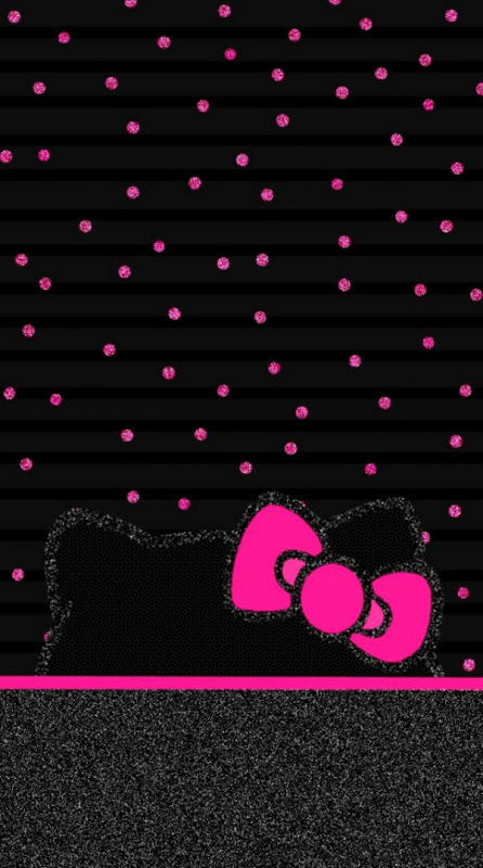 Detail Wallpaper Hello Kitty Hitam Nomer 31