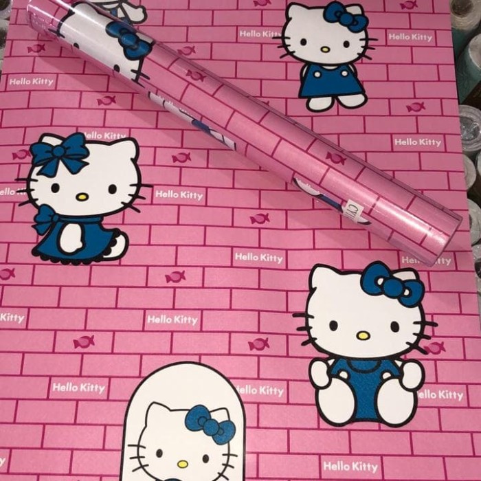 Detail Wallpaper Hello Kitty Pink Muda Nomer 46