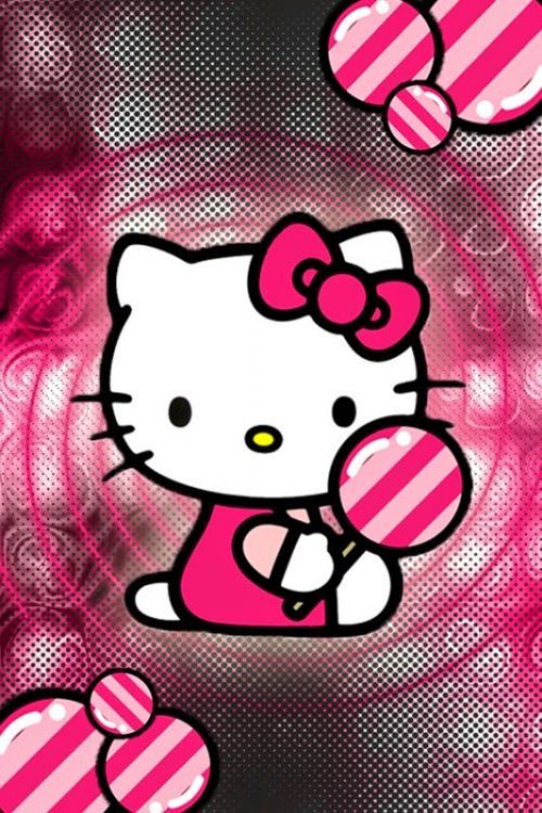 Detail Wallpaper Hello Kitty Pink Muda Nomer 51