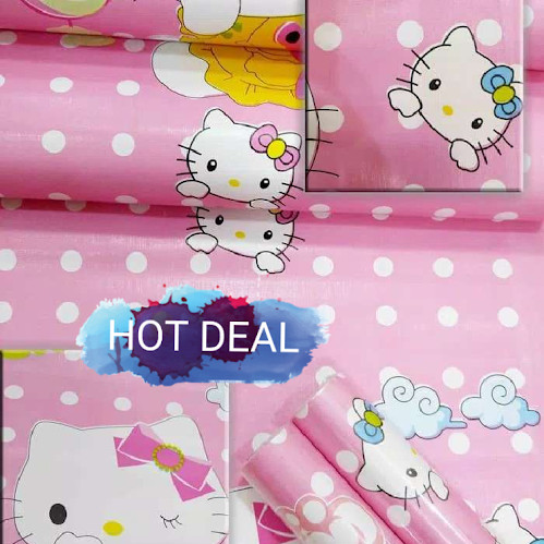 Detail Wallpaper Kamar Hello Kitty Nomer 31