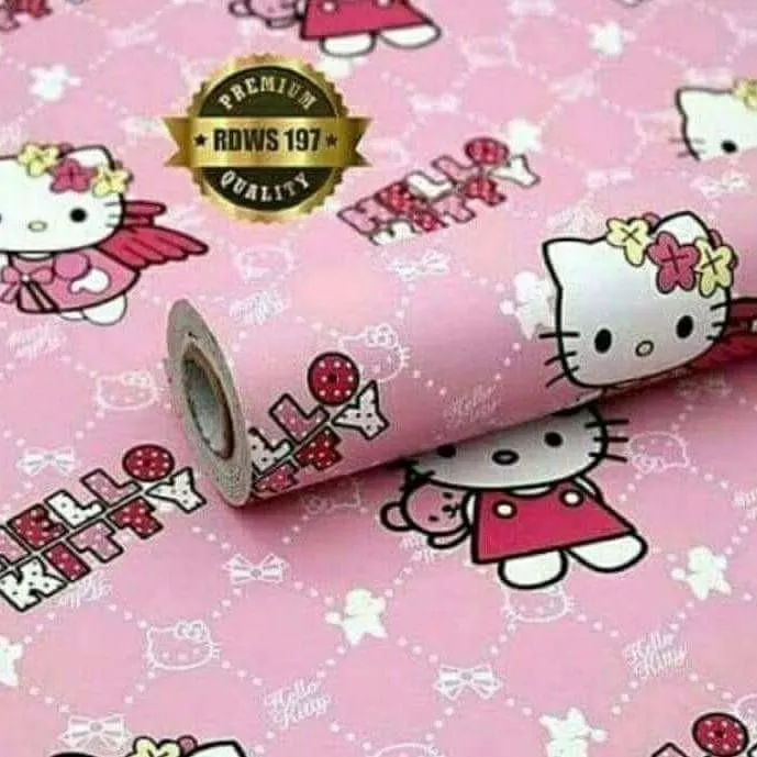 Detail Wallpaper Kamar Hello Kitty Nomer 35
