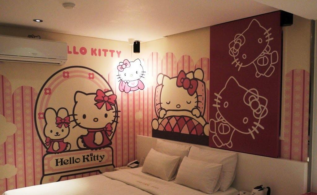 Detail Wallpaper Kamar Hello Kitty Nomer 37