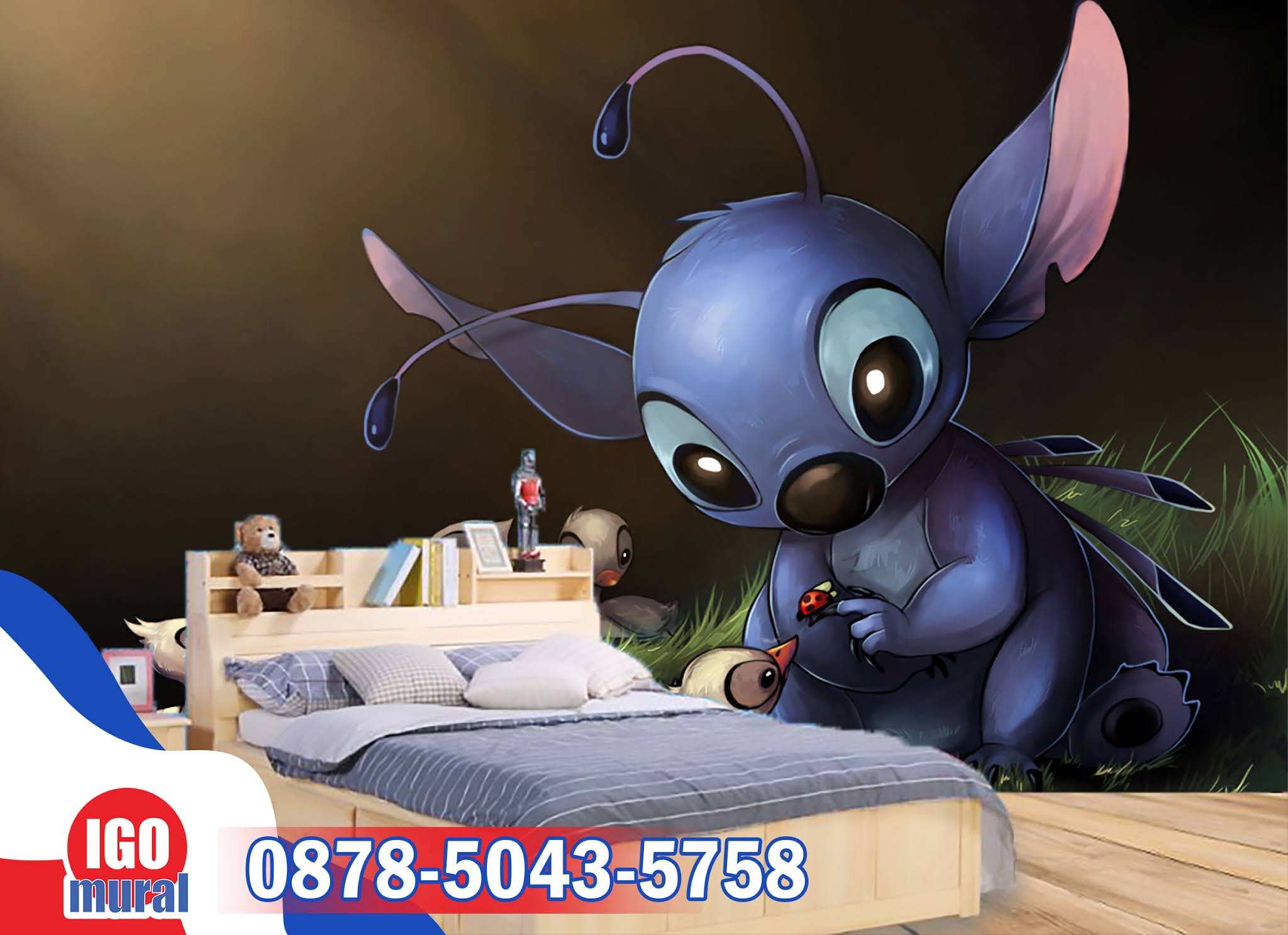 Detail Wallpaper Kamar Stitch Nomer 46