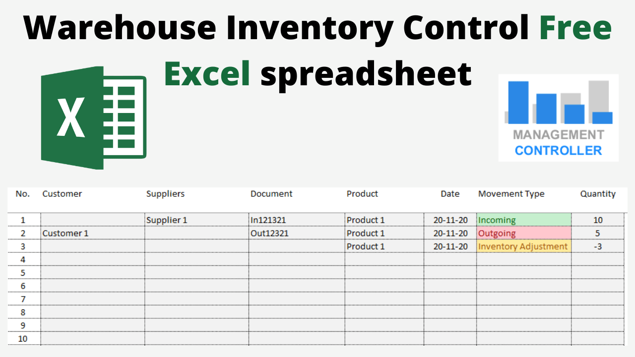 Detail Warehouse Management System Excel Template Nomer 12