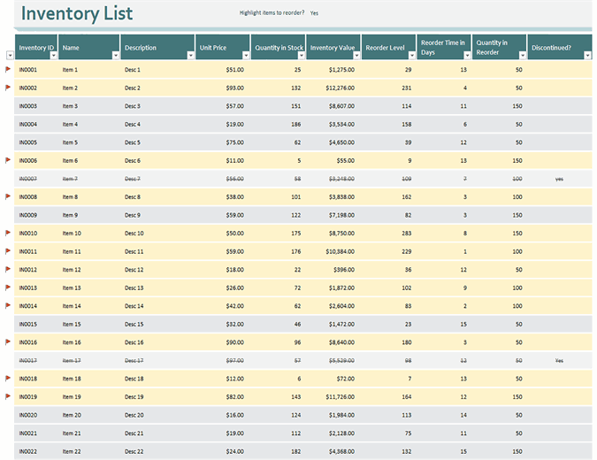 Detail Warehouse Management System Excel Template Nomer 17