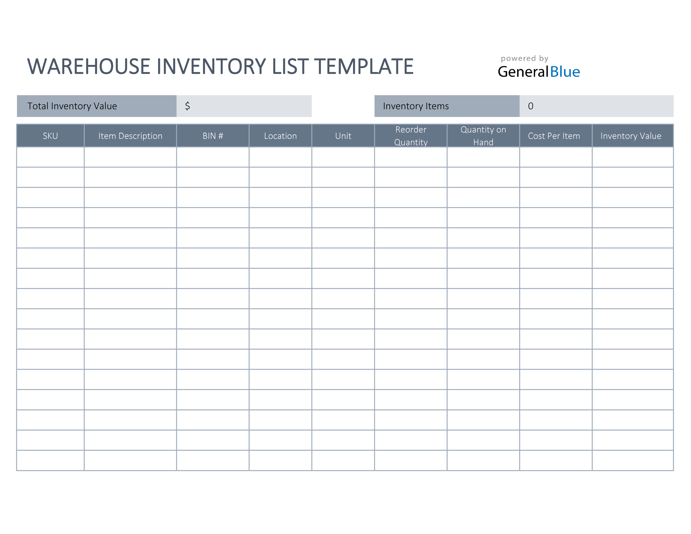 Detail Warehouse Management System Excel Template Nomer 38