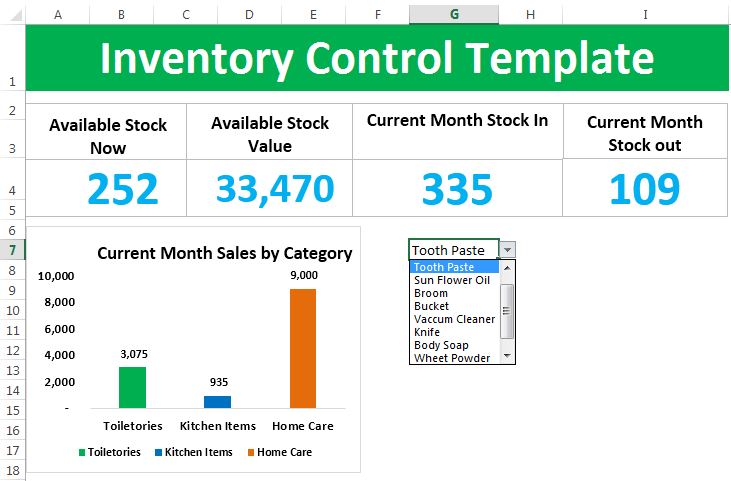 Detail Warehouse Management System Excel Template Nomer 42